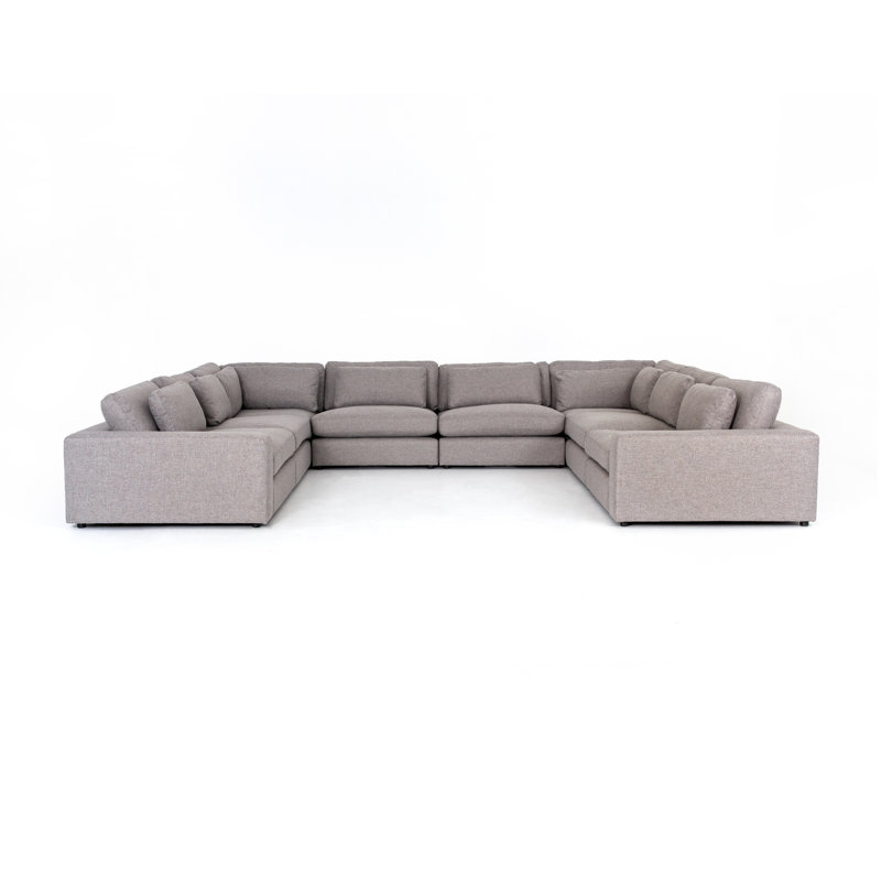 Bloor Modular Sectional, Chess Pewter