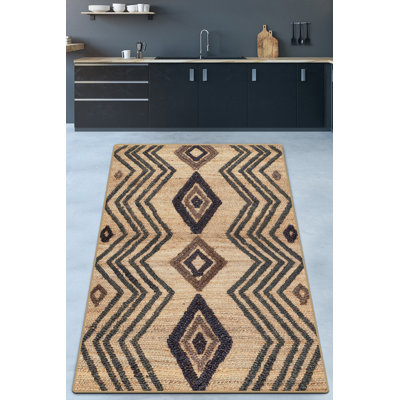 Durable Hall Carpet (4.9 x 6.6 ft), 100% Polyester, 0.4 in Pile Height | Antibacterial, Non-Slip Underside, Machine Washable at 86°F | Perfect for High Traffic Areas, Easy Care & Stylish Home Décor