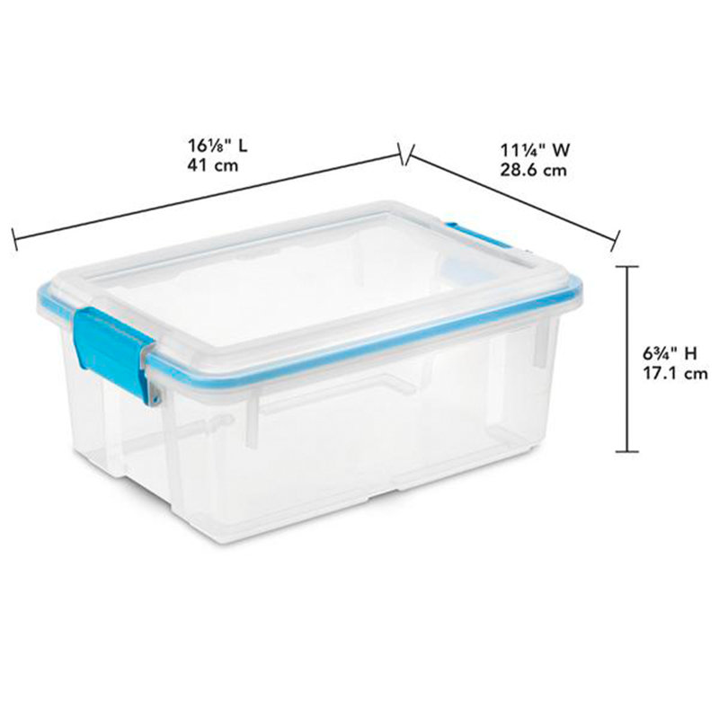 Sterilite Plastic Storage Bin Container