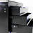 4 DRAWERS MULTIFUNCTIONAL TOOL CART WITH WHEELS-BLACK&BLUE