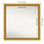 Townhouse Gold Non-Beveled Bathroom Wall Mirror-1016737292