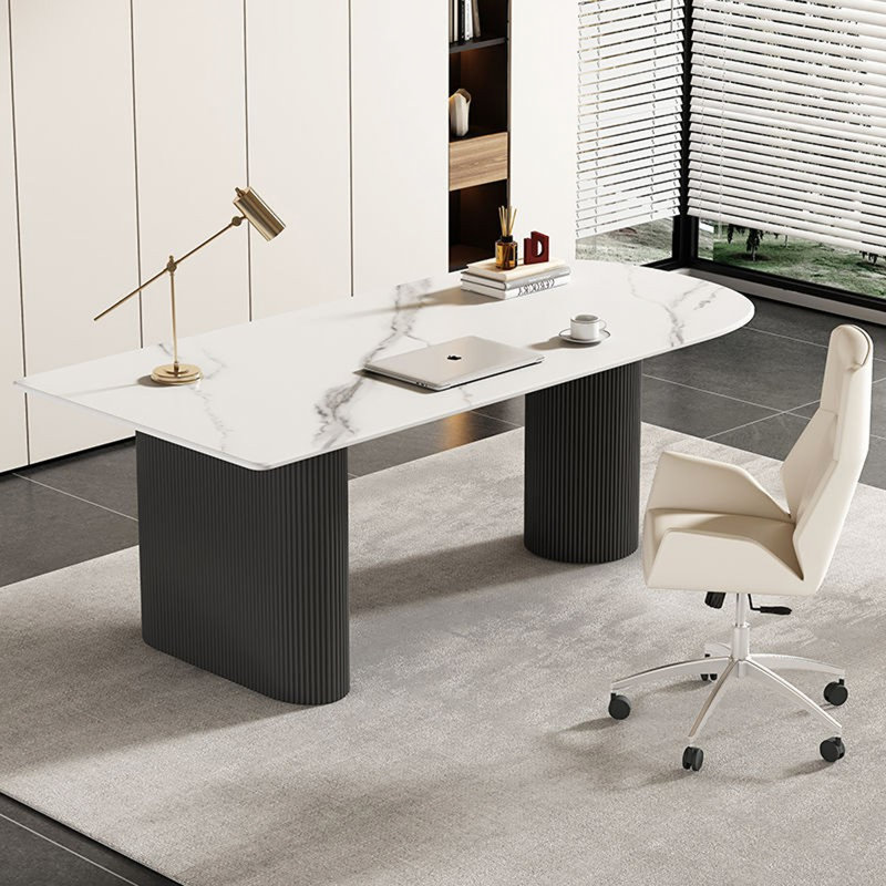 Plateau de table en bois fritté léger de luxe moderne, H 29,53 po x l 62,99 po x P 27,56 po