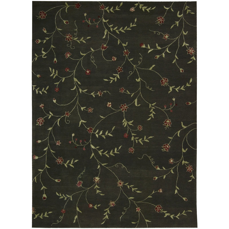 Antolic Floral Indoor Rug, Rectangle 9'6" x 13'