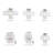 Haney 4 - Light Dimmable Drum Chandelier-1135274392