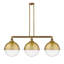 Luminaire suspendu linéaire à 3 lumières pour îlot de cuisine Almonor-763216141-763216147-763216146