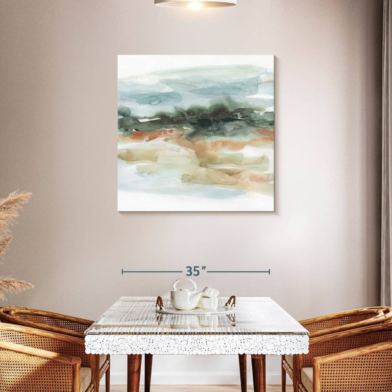 Rainwashed Landscape, 36" H x 36" W