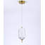 Luminaire suspendu en laiton 1 lumière DEL