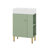 21.6" Small Bathroom Vanity With Ceramic Sink, Freestanding Bathroom Vanity With Soft Close Door, Right Side Storage-912076318