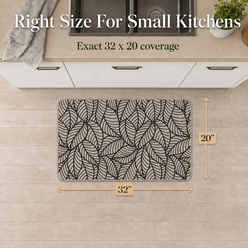 Tapis de cuisine Jungle, Beige