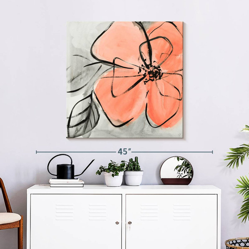 Cafe Rose I, 30" H x 30" W