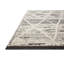 Tapis tissé à la machine marocain en polyester gris anthracite / ivoire-78565327
