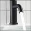 Robinet de salle de bain monocorps conforme à l'ADA - robinet cascade en acier inoxydable de 6,57 po de hauteur noir mat-119318145