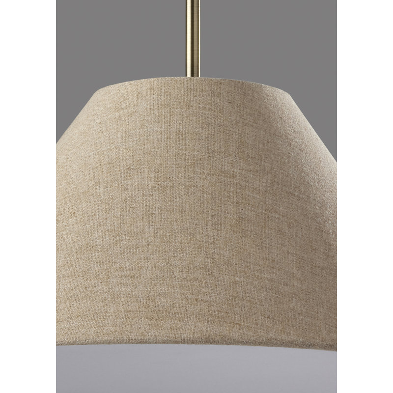 Finley Single Light Poly-Blend Pendant, Natural
