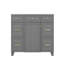 Meuble-lavabo 36 po avec lavabo en céramique robuste et portes polyvalentes avec tablettes et tiroirs spacieux-1726689962