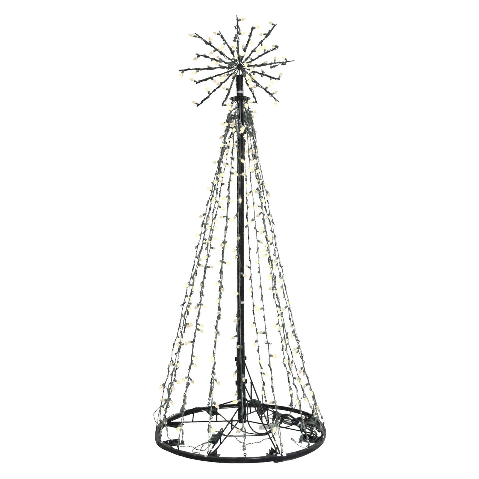 Light Tree with Starburst Topper Lighted Display