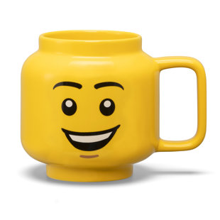 LEGO: Ceramic Mug Small - Happy Boy - 8.6oz, Classic Yellow Minifigures Head