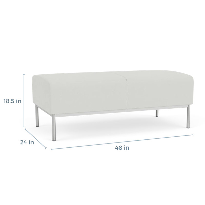 Banc de réception Darsey, Argent argent, Ombre portes ouvertes