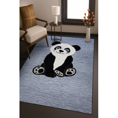 Tapis gris tissé à motif lavable Mosso
