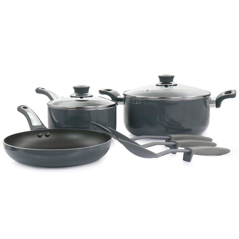 Batterie de cuisine antiadhésive en aluminium 8 pièces Oster Legacy
