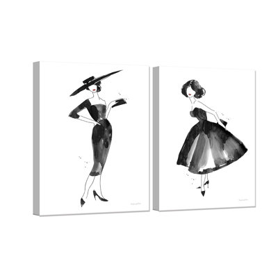 2 Piece Wrapped Canvas Wall Art