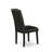7 Piece Dining Table Set Consist of a Rectangle Kitchen Table and 6 Black Faux Leather Parson Dining Chairs, Black-1871053194-1871053197-1783077835