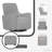 Upholstered Swivel Reclining Rocking Chair
