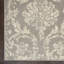 Tapis gris tissé à la machine 5 pi x 7 pi