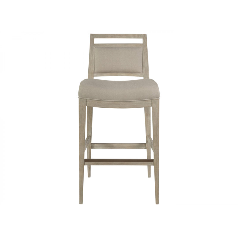 Cohesion Upholstered Stool, Counter Stool (24.5” Seat Height), Bianco