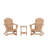 Laguna Rocking Outdoor Adirondack Chair With Table-1157625654