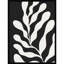 Retro Matisse Inspired Abstract Botanical 3 Black-1850115859-1850115861