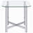 Linda Chrome Glass Top End Table