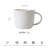 ALOFMO  4 Piece 11oz Handmade Stoneware Coffee Mugs