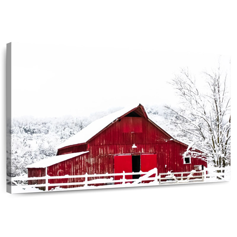 Lilie Winter Barn, H 24 po x l 36 po