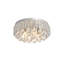 Lustre cylindrique de type plafonnier encastré de 16 po à quatre lumières Madilynn-104270918