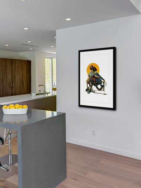 1 Piece Single Picture Frame Painting, 91cm H x 61cm W