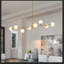 Lustre linéaire spoutnik à 8 lumières Kaynen