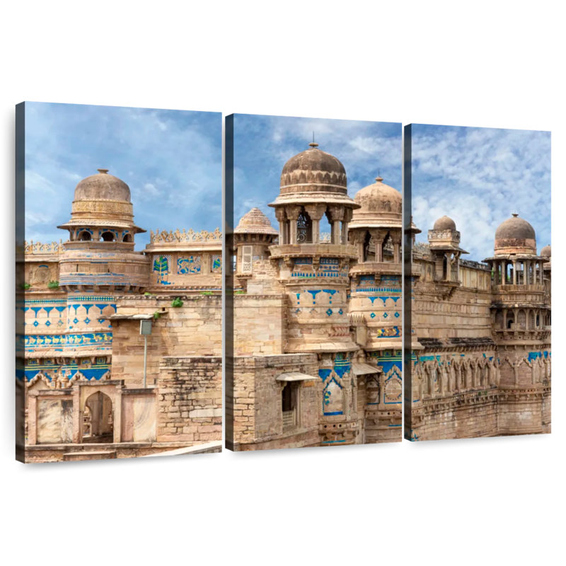 Lilie Gwalior Fort, 20" H x 33" W