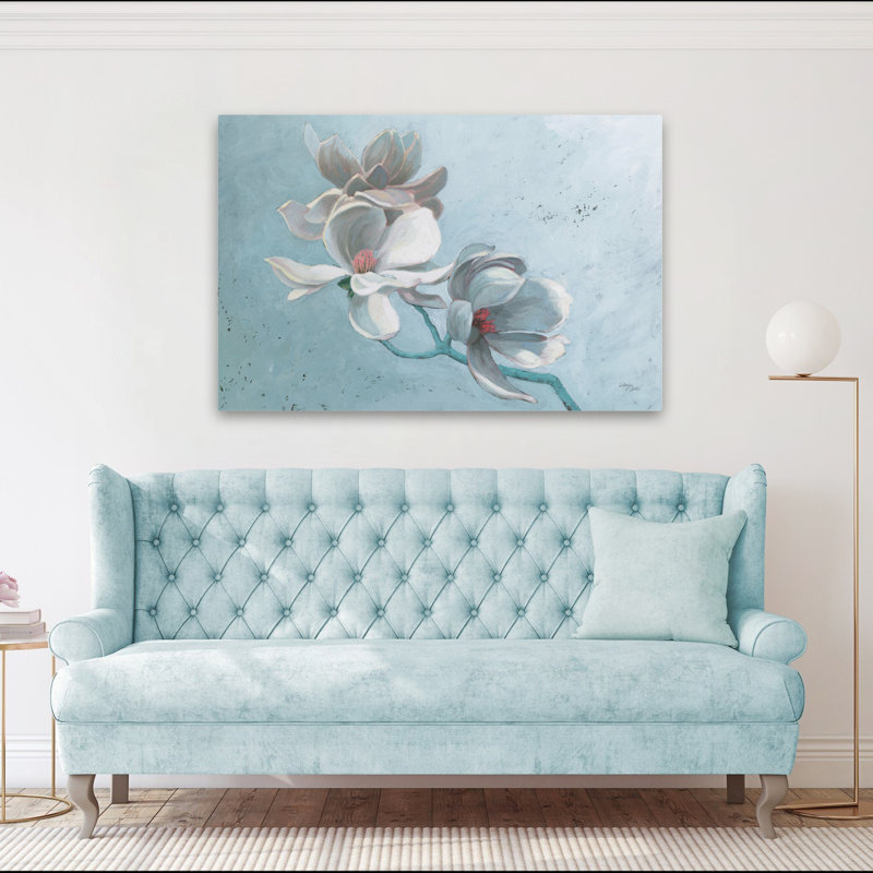 Branches de fleurs - Branche de magnolia, H 40 po x l 60 po