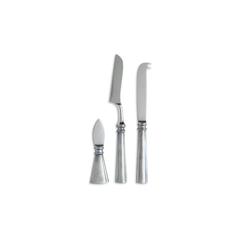 Lucia 3 - Piece Stainless Steel Cheese Serving Set