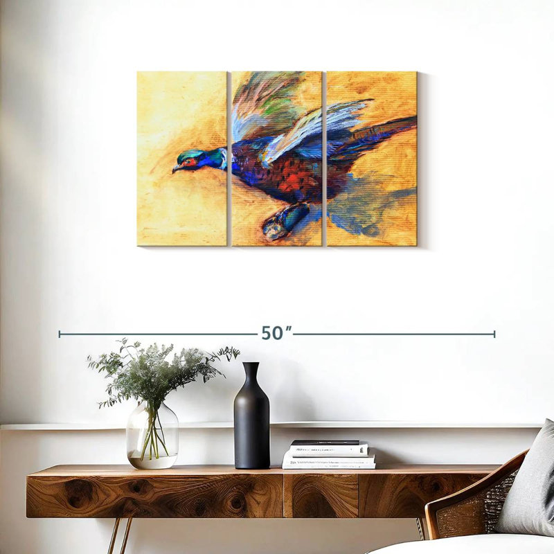 Brampt Pheasant, 20" H x 33" W