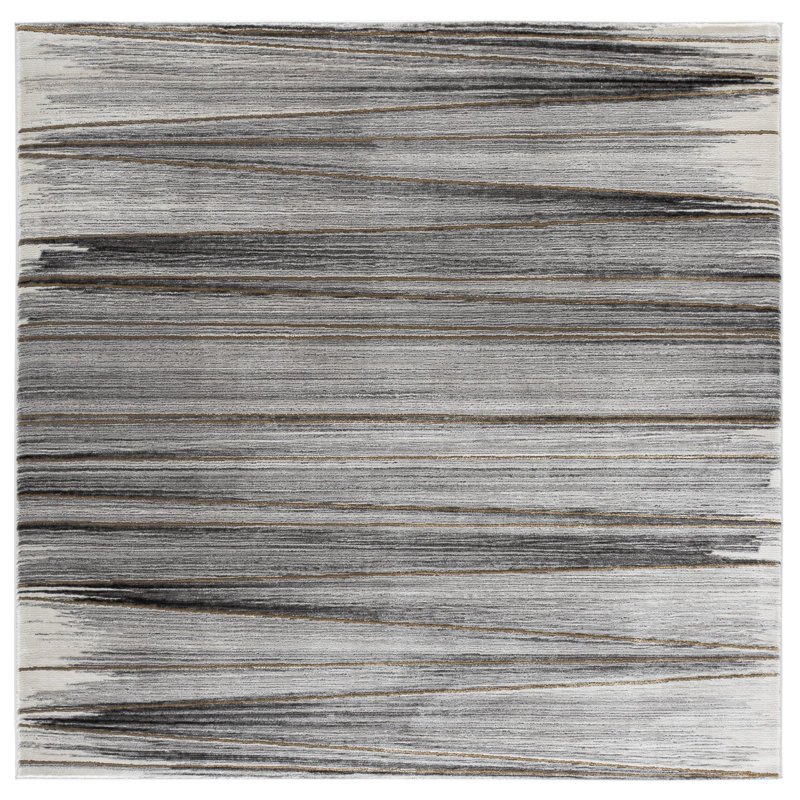 Craft 822 Performance Abstract Rug, 6'-7" X 6'-7" Square
