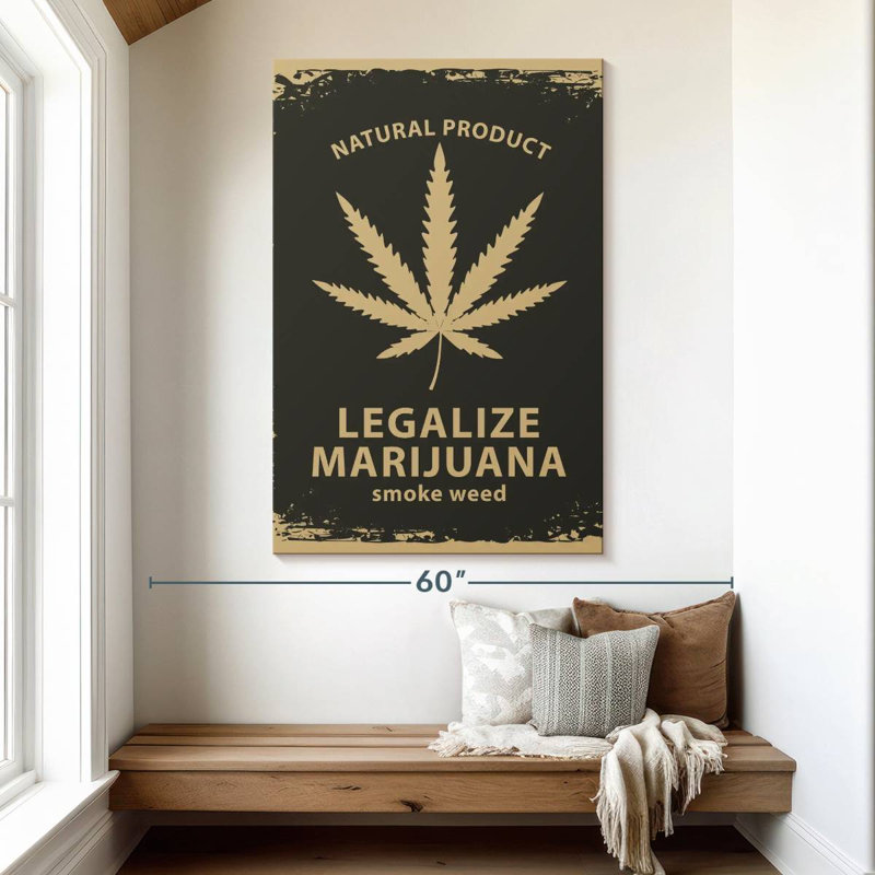 Senne Marijuana Campaign, 51" H x 34" W