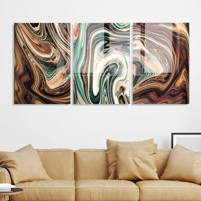 3 Piece Wall Art on Glass