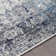 Fitz Oriental Royal Blue  Area Rug