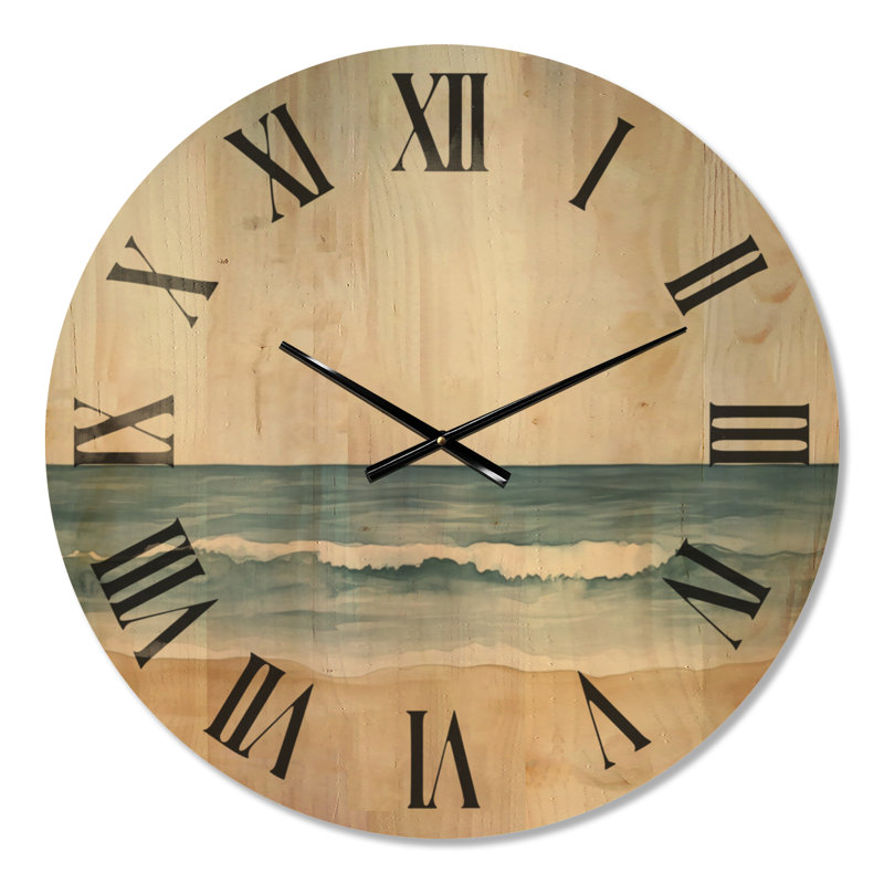 Horloge murale surdimensionnée Seascape, Medium