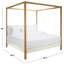Graciella Boucle King Canaopy Bed