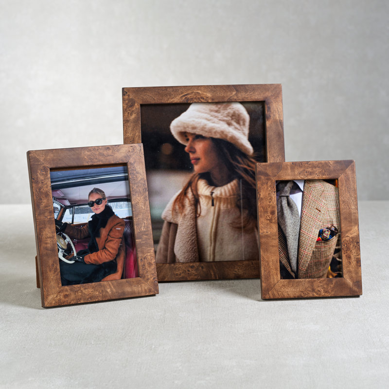 Cadre photo Sabinio Burlwood, 8 po x 10 po