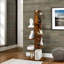 Maryanna 141cm H x 50cm W Bookcase Shelves Free Standing Industrial Rustic Brown Furniture