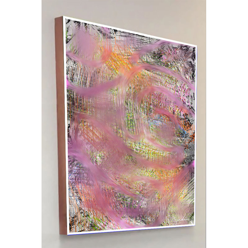 Peinture texturée tissée