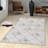 Stylish Woven Carpet, 4 x 6 Feet, 100% Polyester | Antibacterial, 3D Digital Printing, Non-Slip PVC Felt Dot Underside | Machine Washable, 0.4 in Pile Height, Perfect for Living Room & Bedroom Decor-1213555166